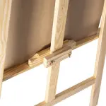 Verstellbarer Unkrautentferner mit Teleskopstiel 71,5–106,5 cm – Gartenkratzer aus Stahl