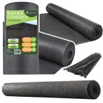 Sichtschutznetz Grau 1,5 x 50 m – UV-beständiges Schattiernetz für Zaun, Balkon und Garten