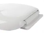 Universal WC-Sitz mit Absenkautomatik – Toilettensitz Oval Weiß mit Soft-Close-Funktion
