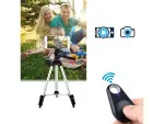 Bluetooth Schlüsselfinder Schwarz – Smart Tracker mit Kamera-Fernauslöser für Android & iOS