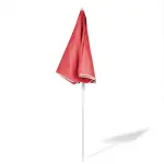 Großer Sonnenschirm 155 x 135 cm – Rot, UV-Schutz 40+, Polyester