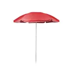 Großer Sonnenschirm 155 x 135 cm – Rot, UV-Schutz 40+, Polyester